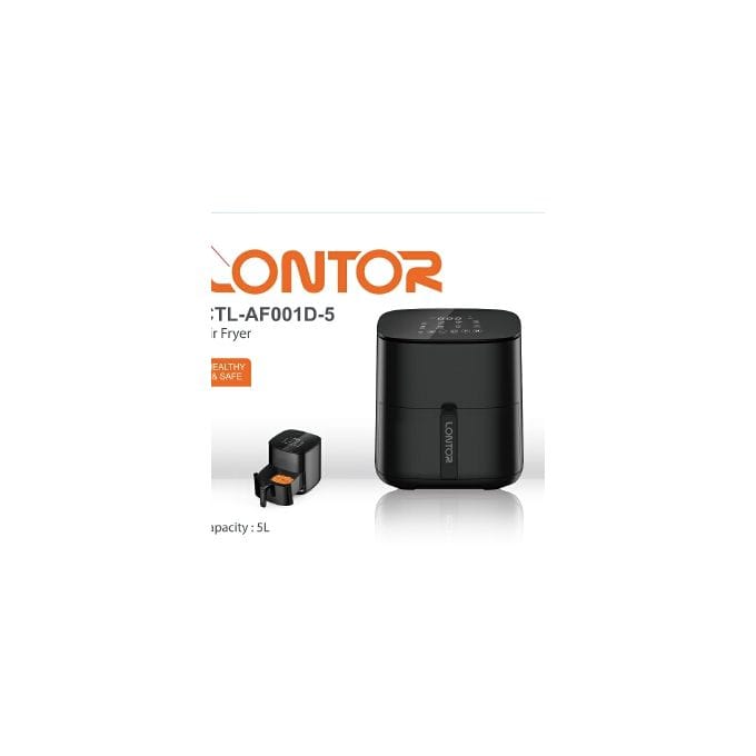Lontor Digital Air Fryer 5L - Vegetables, Fries, Bake, Egg Tart