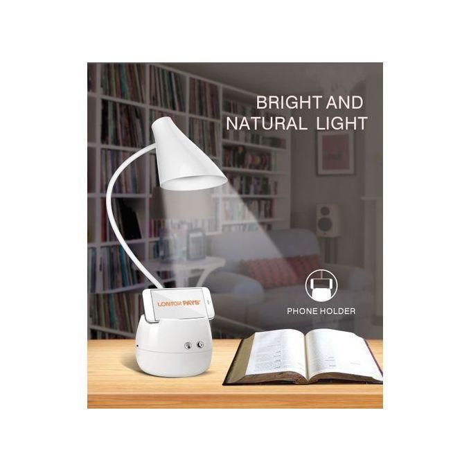 Lontor Rechargeable LED Reading Lamp CTL-RL207-S – Portable Desk Lamp with Adjustable Brightness - Image 5