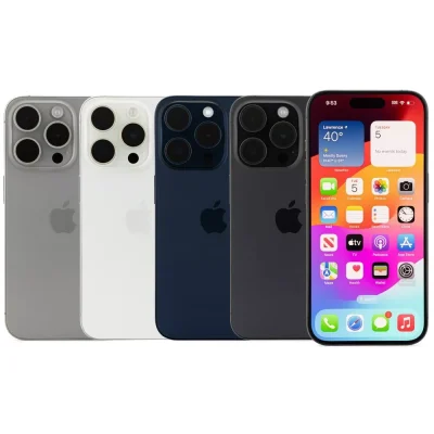 Apple iPhone 15 Pro Fully Unlocked Smartphone 128GB 256GB 512GB 1TB