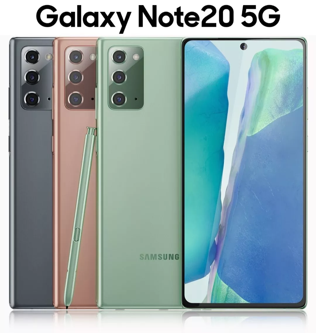 Fully Unlocked Samsung Galaxy Note 20 5G N981U 128GB Gray Green Bronze VERY GOOD