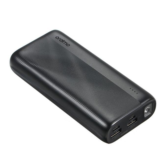 Oraimo Traveler 4 20000mAh Power Bank – 10.5W Fast Charge, Dual USB