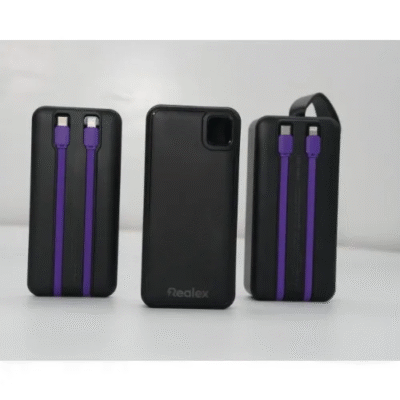 Generic Realex RE-001 22500mAh Power Bank – 30W PD Fast Charging, Type-C & USB Output, High-Capacity Portable Charger