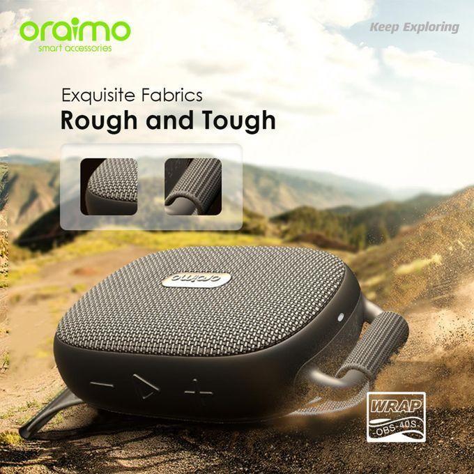 Oraimo Wrap OBS-40S Portable Bluetooth Speaker – Powerful Bass, Ultra-Portable, IP67 Waterproof - Image 3