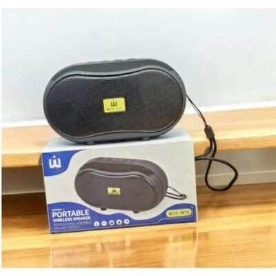 Generic WUF W15 Bluetooth Speaker – Portable Wireless Speaker with Rich Bass, USB, TF Card, AUX Support