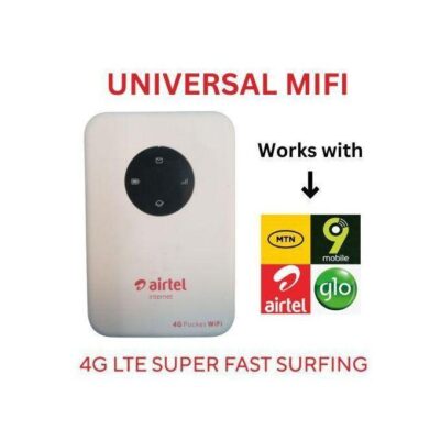Airtel ZLT M30 Pro Universal – 4G Portable MiFi Router with 3000mAh Battery, LAN Port, LTE CAT4, 150Mbps Speed