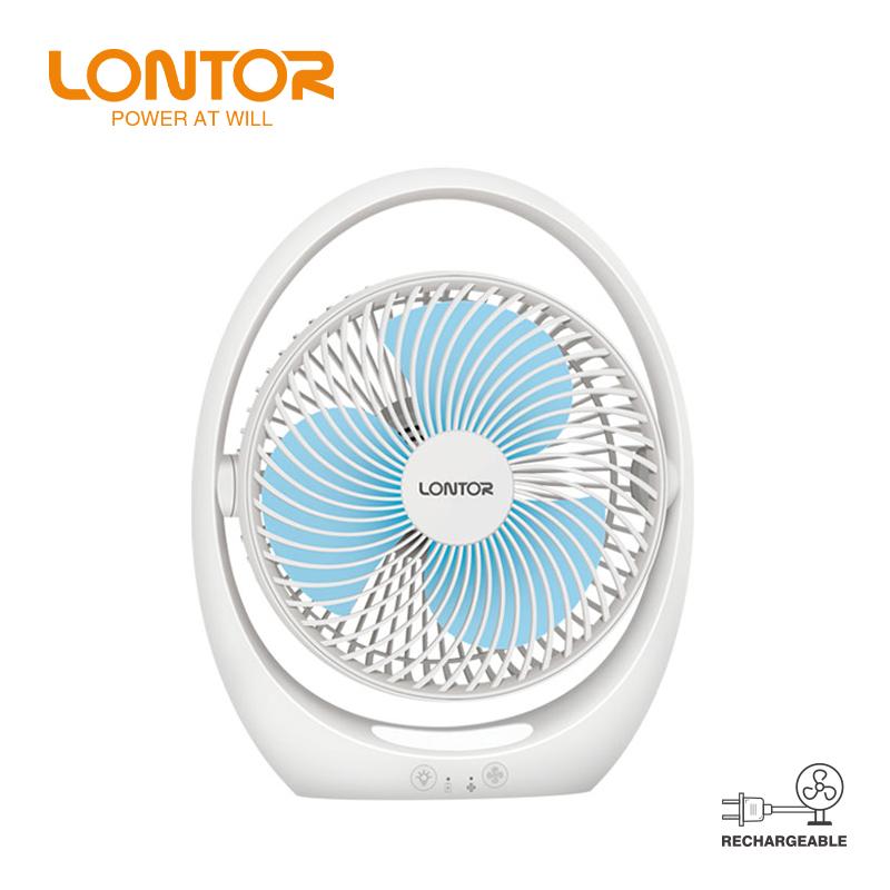 Generic Lontor 7'' Rechargeable Mini Fan, Long Battery, Portable CTL-MF030-7