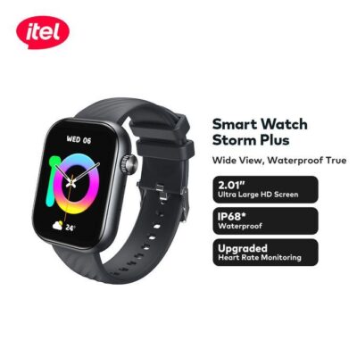 Itel Storm Plus Smartwatch ISW-015 – 2.01” HD, Bluetooth Calling, IP68