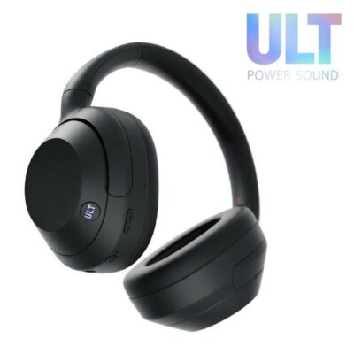 Sony WH-ULT900N ULT Wear Wireless Noise Cancelling Headphones – 10H Battery, ULT Bass Boost, Bluetooth 5.2, Foldable Design, Black