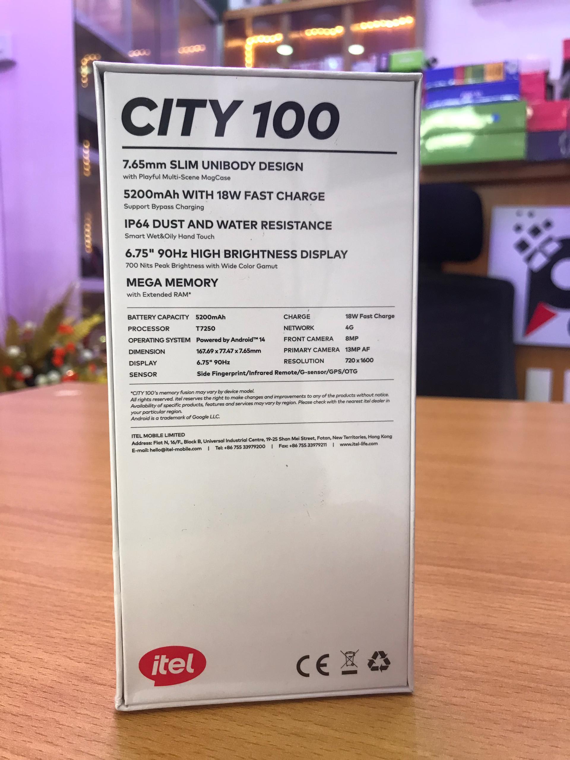 Itel City100 – 12GB RAM (4+8) 128GB ROM Slim. Powerful. Built to Impress. - Image 2