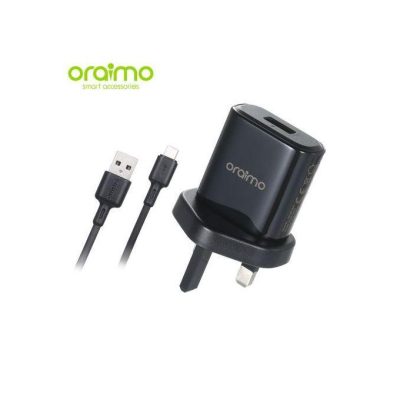 Oraimo Cannonn 3 Mini Charger + 1m Micro-USB Cable – Compact & Reliable