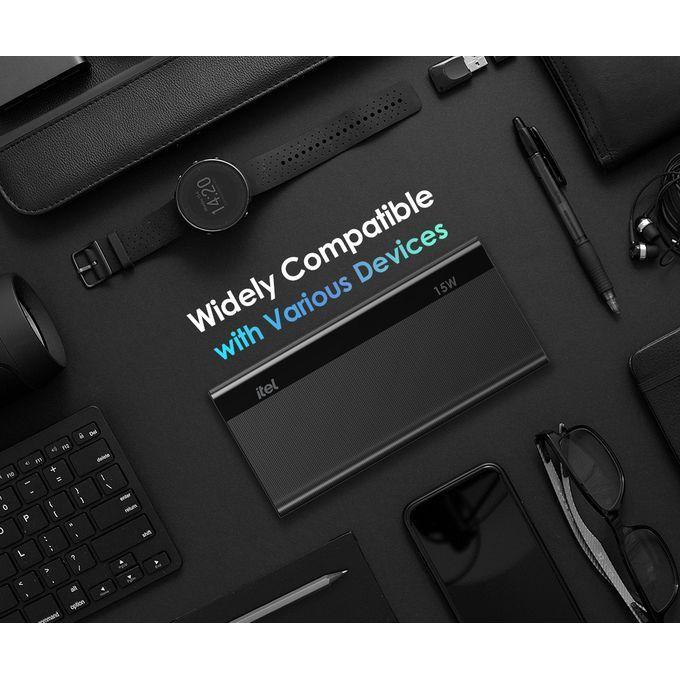 Itel T162 Power Bank 20000mAh – Dual USB 15W Fast Charger – Black - Image 3