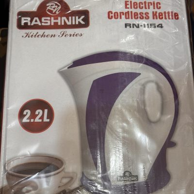 RN-1154 Electric Kettle – 2.2L Stainless Steel, Auto Shut-Off