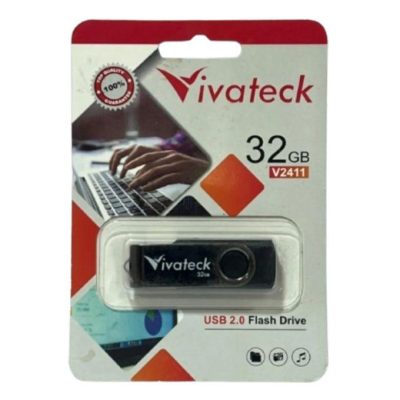Sandisk Vivateck V2411 USB 2.0 Flash Drive 2GB to 128GB - High-Speed Plug & Play