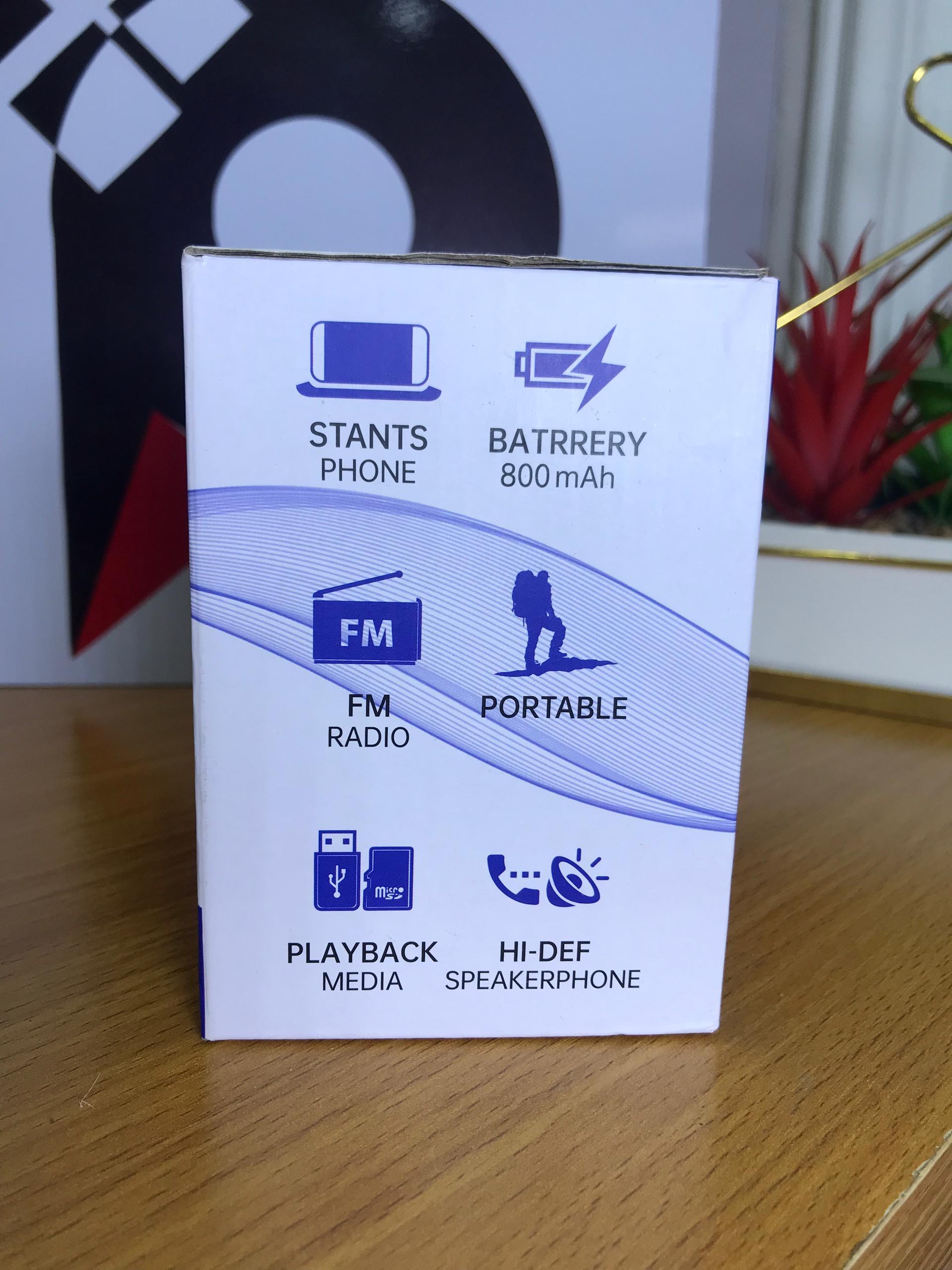 Wuf W22 Smart Bluetooth Speaker – 8W Sound, FM Radio, 800mAh Battery, Portable - Image 2