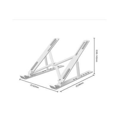 Generic Creative Folding Laptop Stand – Adjustable 7-Level Height Multi-Size Support Ergonomic Comfort Foldable & Portable Design