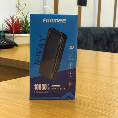 Foomee AB11 H-WAY 10000mAh Power Bank – 2.4A Fast Charge, Dual USB