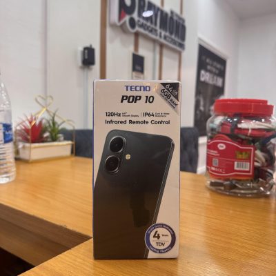 Tecno Pop 10 6.67” 4G Smartphone + Buds 4 Air – Big Screen, Big Sound, Big Value