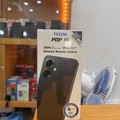 Tecno Pop 10 Smartphone + Omni-TANK 20,000mAh Power Bank – Reliable Speed and All-Day Power
