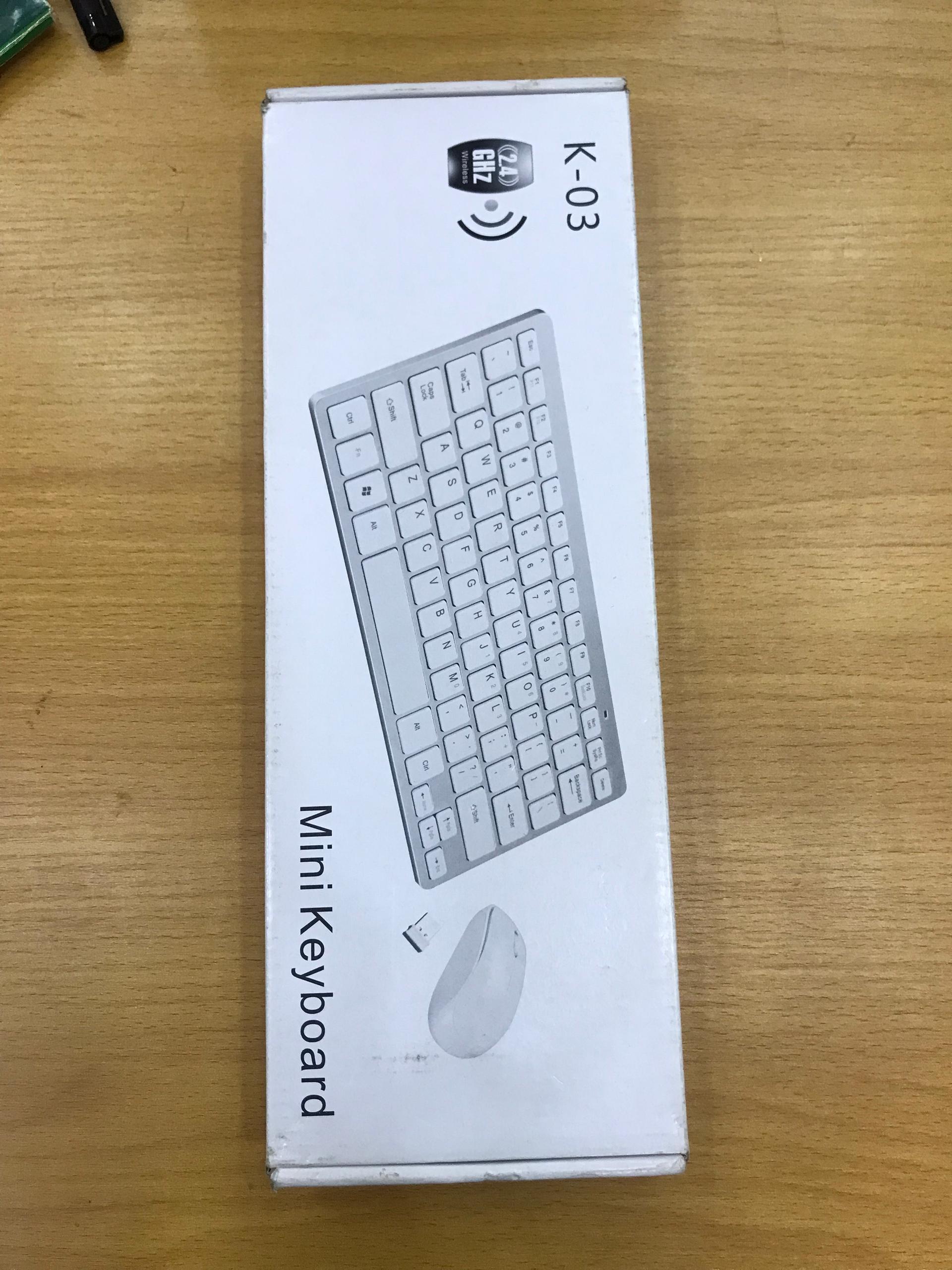 Generic K03 2.4GHz Mini Wireless Keyboard & Mouse Kit – Laptop & PC Compatible - Image 3