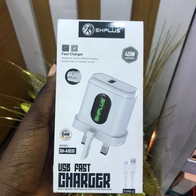 Shplus SH-A1031 – 45W USB Type-C Fast Charger for Phones & Tablets