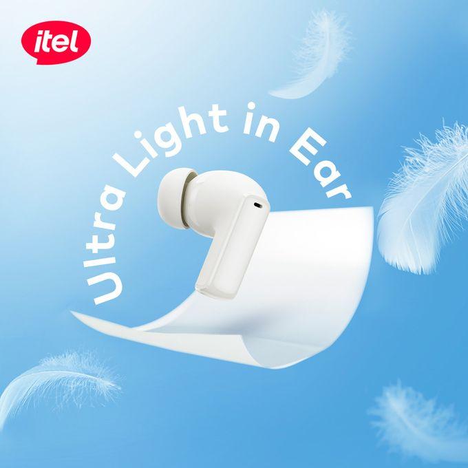 Itel BudsNeo 3 – Super Bass, ENC Calls, Fast Charge, 100H Playtime Ivory White - Image 7