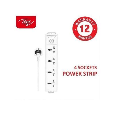 Itel Extension Socket – 3m Cord, 3 Sockets, 2500W Max, Unibody, Durable & Safe