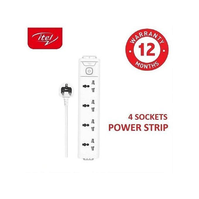 Itel Extension Socket – 3m Cord, 3 Sockets, 2500W Max, Unibody, Durable & Safe