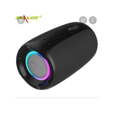 Zealot S61 Bluetooth Speaker – 20W Stereo, 3000mAh, RGB, IPX7, Dual Pair