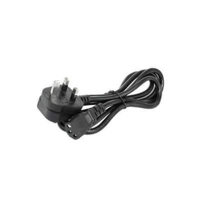 Generic 3-Pin Power Cable – Heavy-Duty AC Cord for PC, Kettle, Printer, 1.5M
