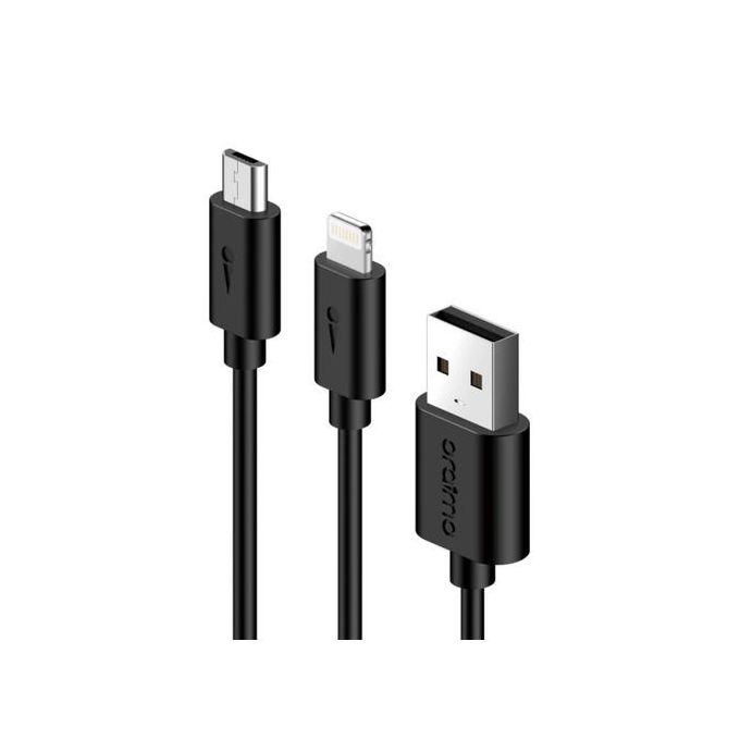 Oraimo OCC-21DML Dual USB Car Charger + 2-in-1 Cable, 2.1A Fast Charge - Image 5