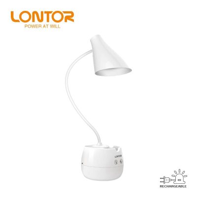 Generic Lontor CTLRL207S Rechargeable Reading Lamp 6W & 1.6W Modes, 1500mAh Battery, USB C Charging