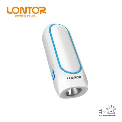 Generic Lontor CLT-EL189 Rechargeable LED Lamp 1W Torch + 4W Side Light 800mAh Battery Micro USB Charging Dual Light Modes