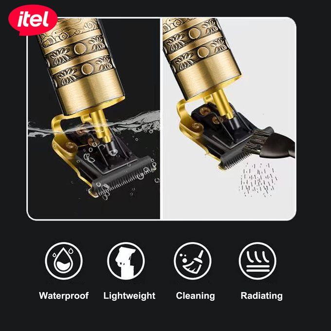 Itel Smart Rechargeable Trimmer – ITR-15, Low Noise, Type-C, Black - Image 8