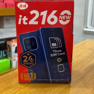 Itel 2160 (New) Triple SIM – Wireless FM, Torch, 1000mAh Battery