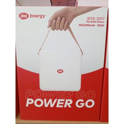 Itel Power-GO 320Wh Power Station – 100,000mAh, 130W